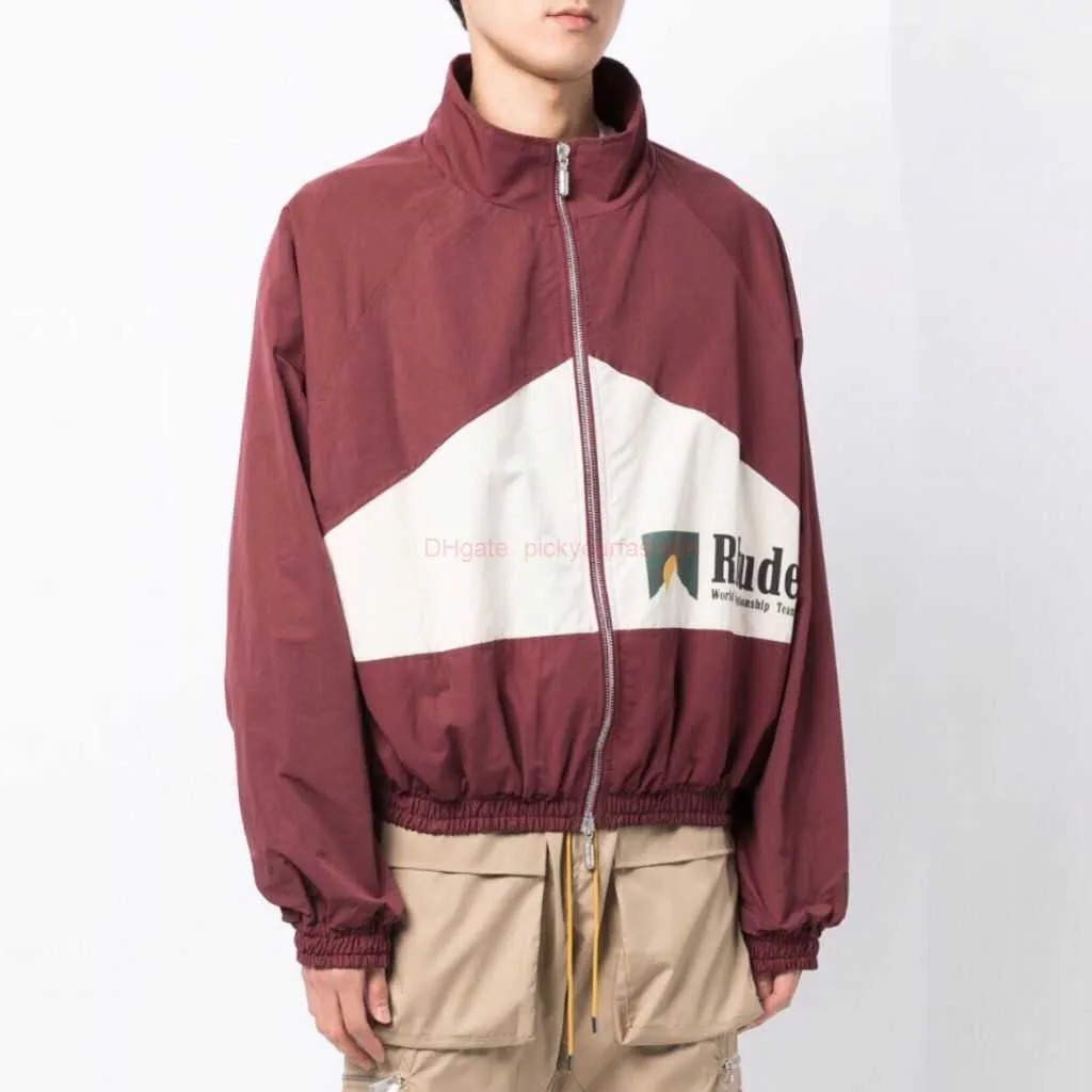 DHgate.com:Mens Colorblock Contrast Sports Casual