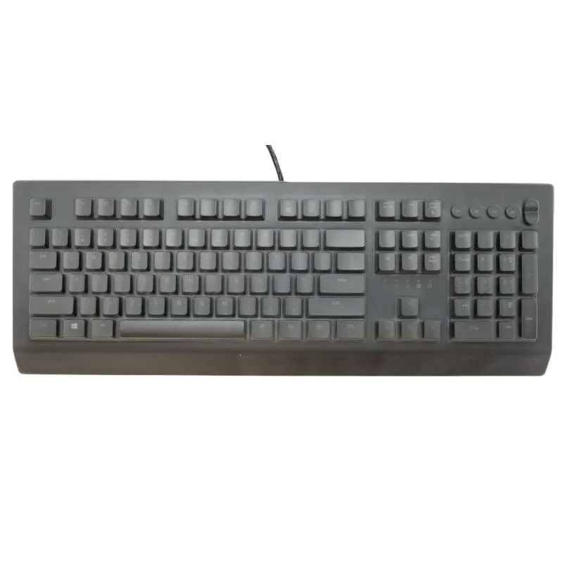 يغطي فيلم غطاء لوحة المفاتيح الشفافة الشفافة TPU لـ Razer Cynosa V2 Wired Gaming RZ030340 104 KEYS