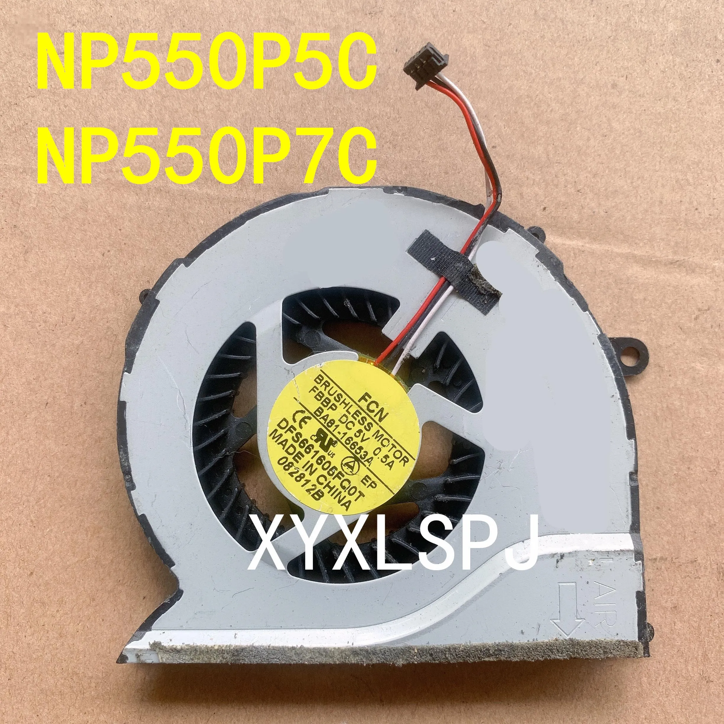 Pads Oryginalne dla Samsung NP550P5C NP550P7C Laptop Cooling Fan BA6200766A KSB0805HBBK2T BA8116653A BA8116653B FBBP DFS661605FQOT