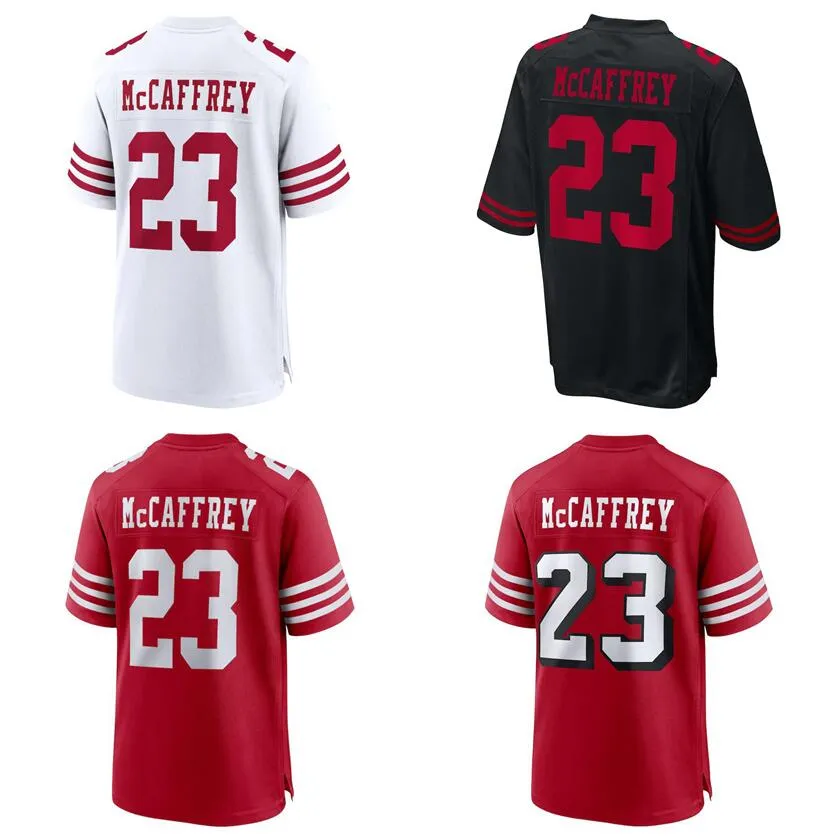 Stitched Football Jerseys 23 Christian McCaffrey Men Women Youth S