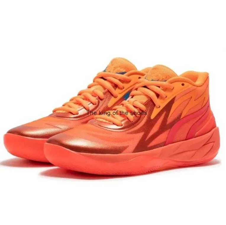 2023ORANGE MB02 SUPERNOVA FIERY CORAL KIDS 남자 여자 농구 신발 판매 jade Slime Lake Green Sport Shoe Sneakers