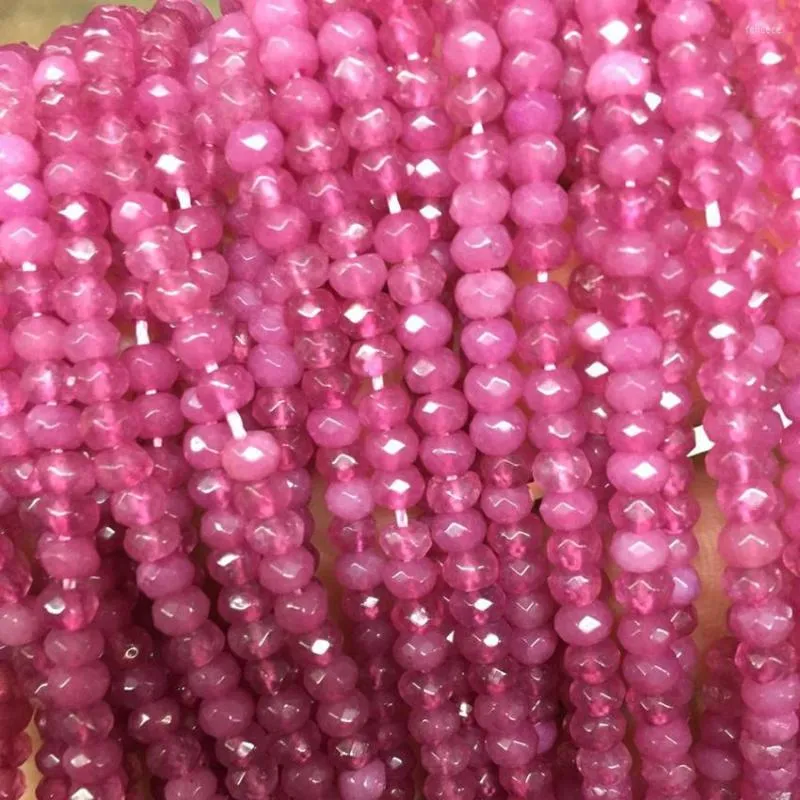 Natural Stone Pink Opal Chalcedony Loose Beads Round Beads For