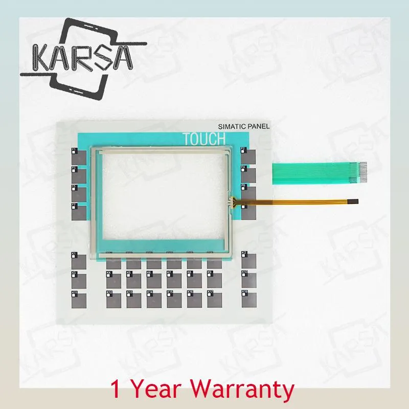 Panneaux Nouveaux pour OP177B Interrupteur à film mince OP177B 6AV66420DC011AX0 6AV66420DC011AX1 Écran tactile + clavier membranaire