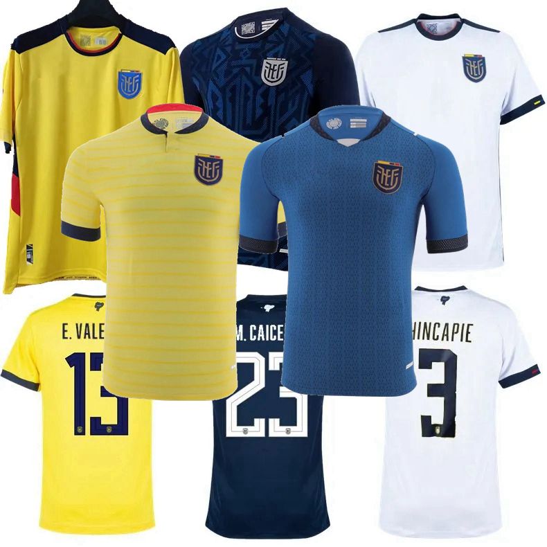 2023 2024 Ecuador Soccer Jerseys Equipo Nacional ESTUPINAN PLATA