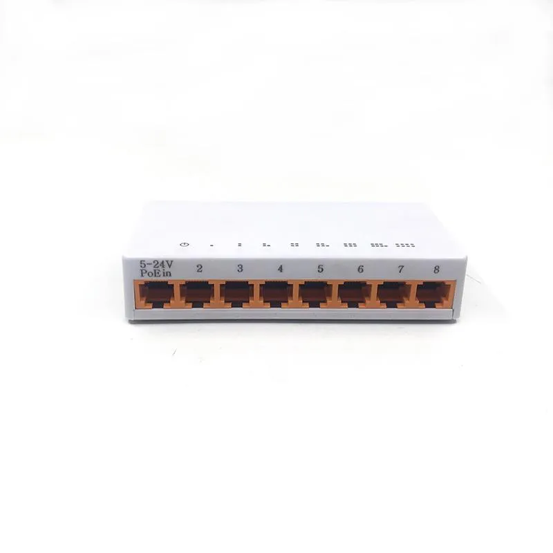 Commutateurs OEM Nouveau modèle 8 Port Gigabit Switchtop Bureau RJ45 Interrupteur Ethernet 10/100 / 1000Mbps LAN HUB Switch 8 Portas