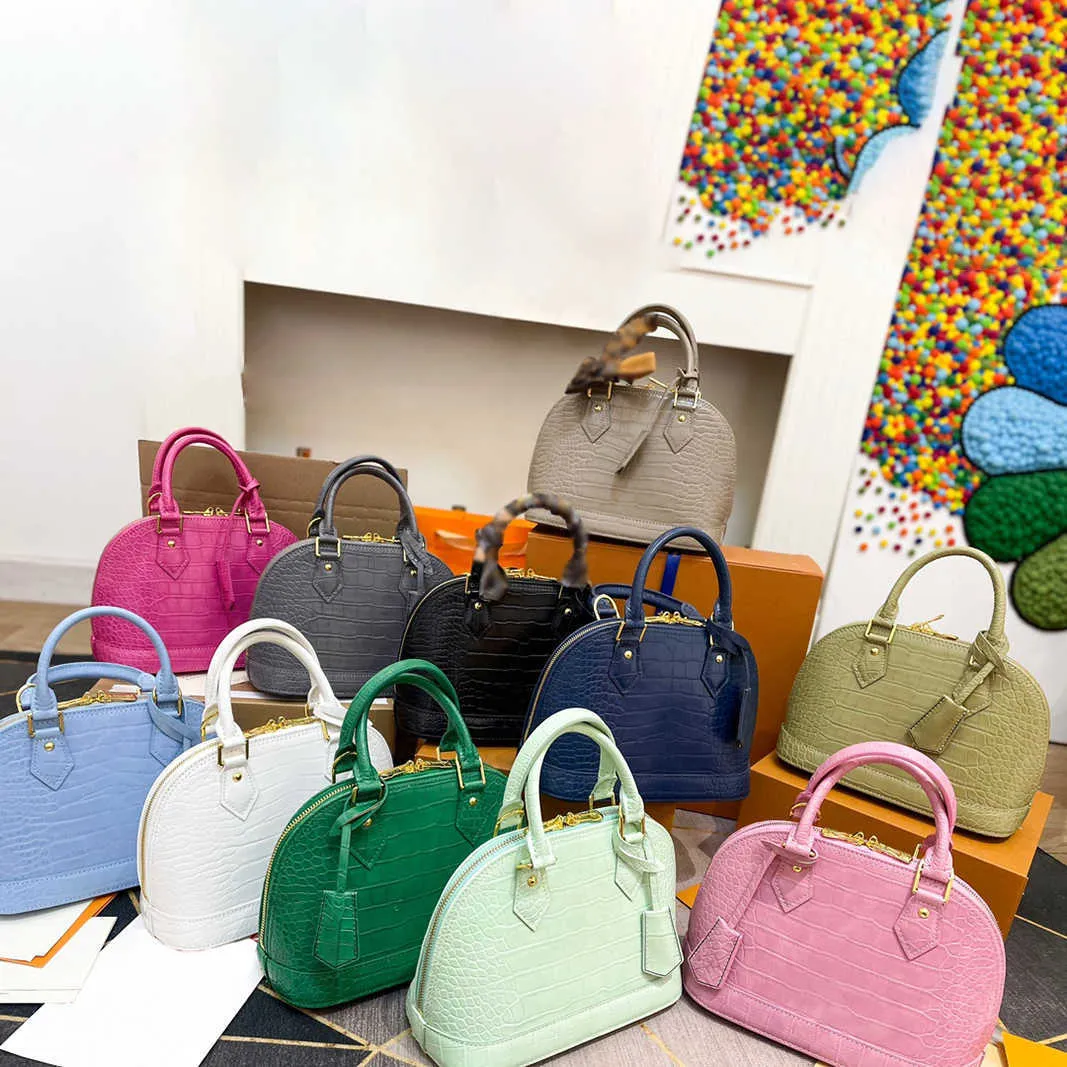 Crossbody Bags Leather Designer Bag Women Seashell Bag Luxurys Purses Handbags Tote Shoulder Bag Womens Fashion Classic blue Handbag