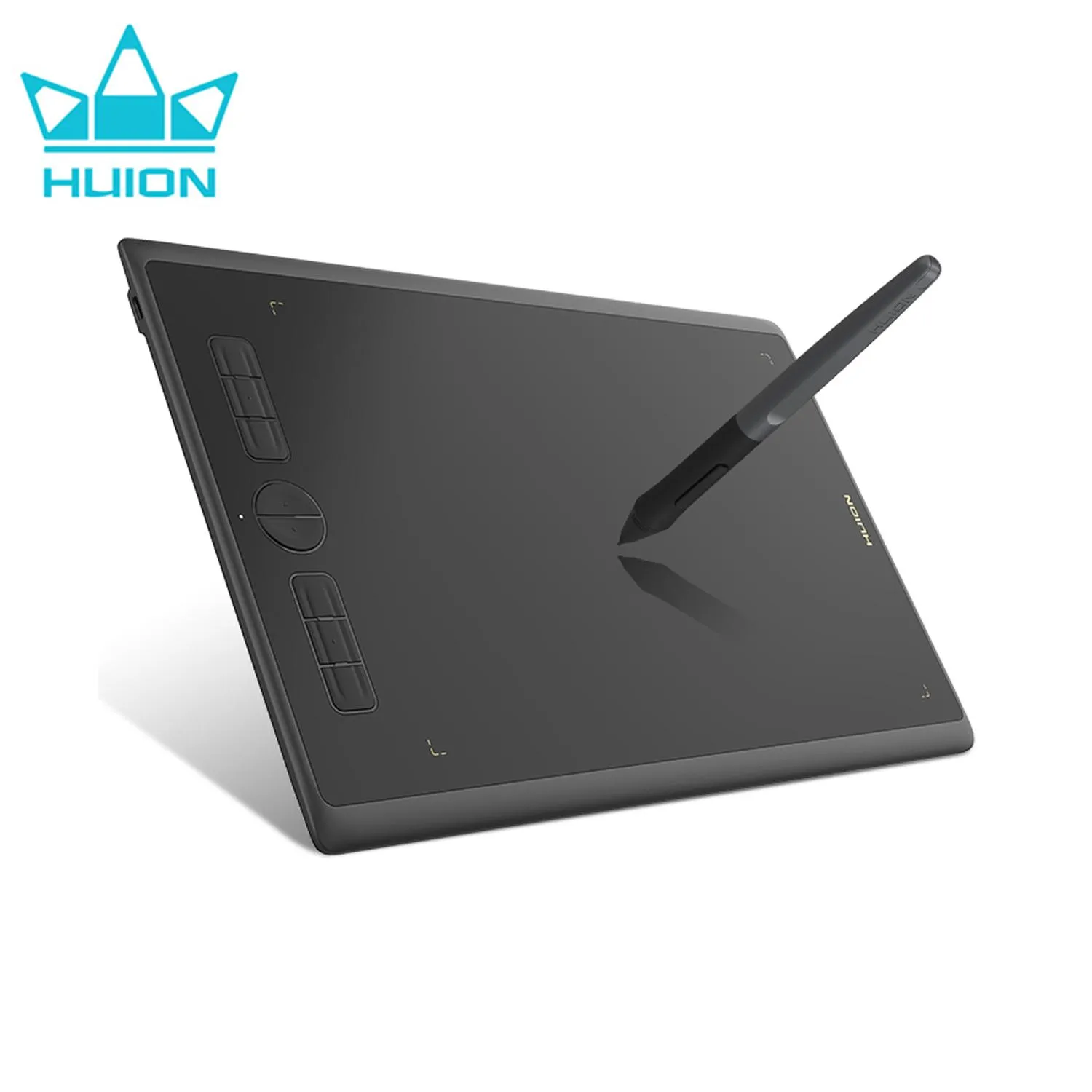 Tabletter Huion Inspiroy H610x Grafik Tablett Tilt Funktion Batteri gratis digitala penna tabletter Stöd PC Android Device MacOS Chromeos