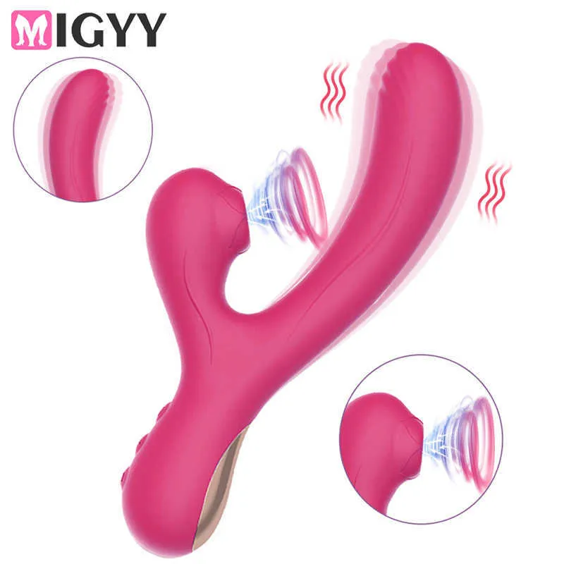 Clitoral Spot Dildo Vibrator met krachtige modi Sucker oplaadbare clitoris seksspeelt voor vrouwen