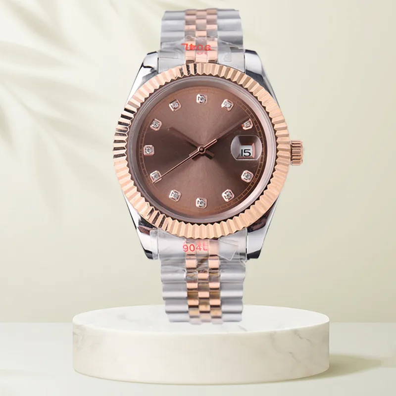 Datejust -Handgelenkwache für Frauen Männer Designer Uhren 36 41 mm mechanisch 28 31mm Quarz Stahl Band Luminöser wasserdichtes Faltschnalle Luxus Montre de Luxe Dhgate