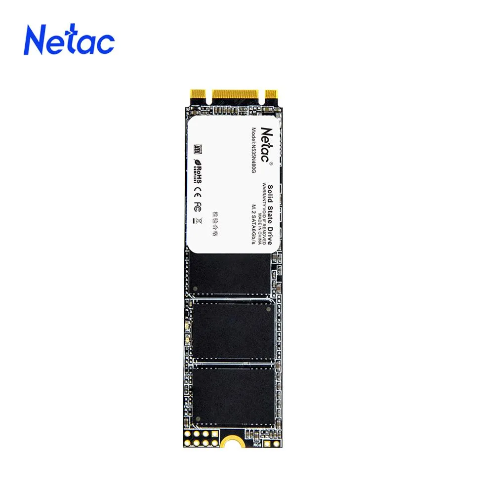 Drive Netac M2 SSD SATA SSD 120 Go 240 Go 480 Go M.2 2280 Disque dur de disque interne à l'état solide NGFF pour ordinateur portable pour ordinateur portable