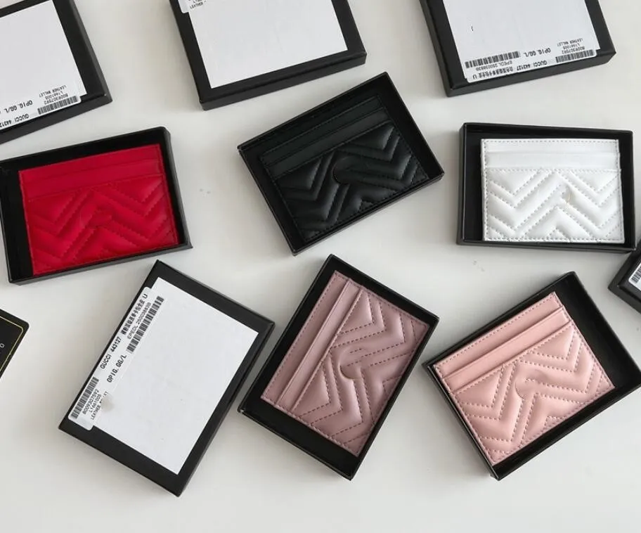 7A porte-cartes célèbres femmes G porte-cartes designer en cuir toile impression de luxe portefeuille rétro Mini sac de carte bancaire Porte-cartes zéro portefeuille en gros