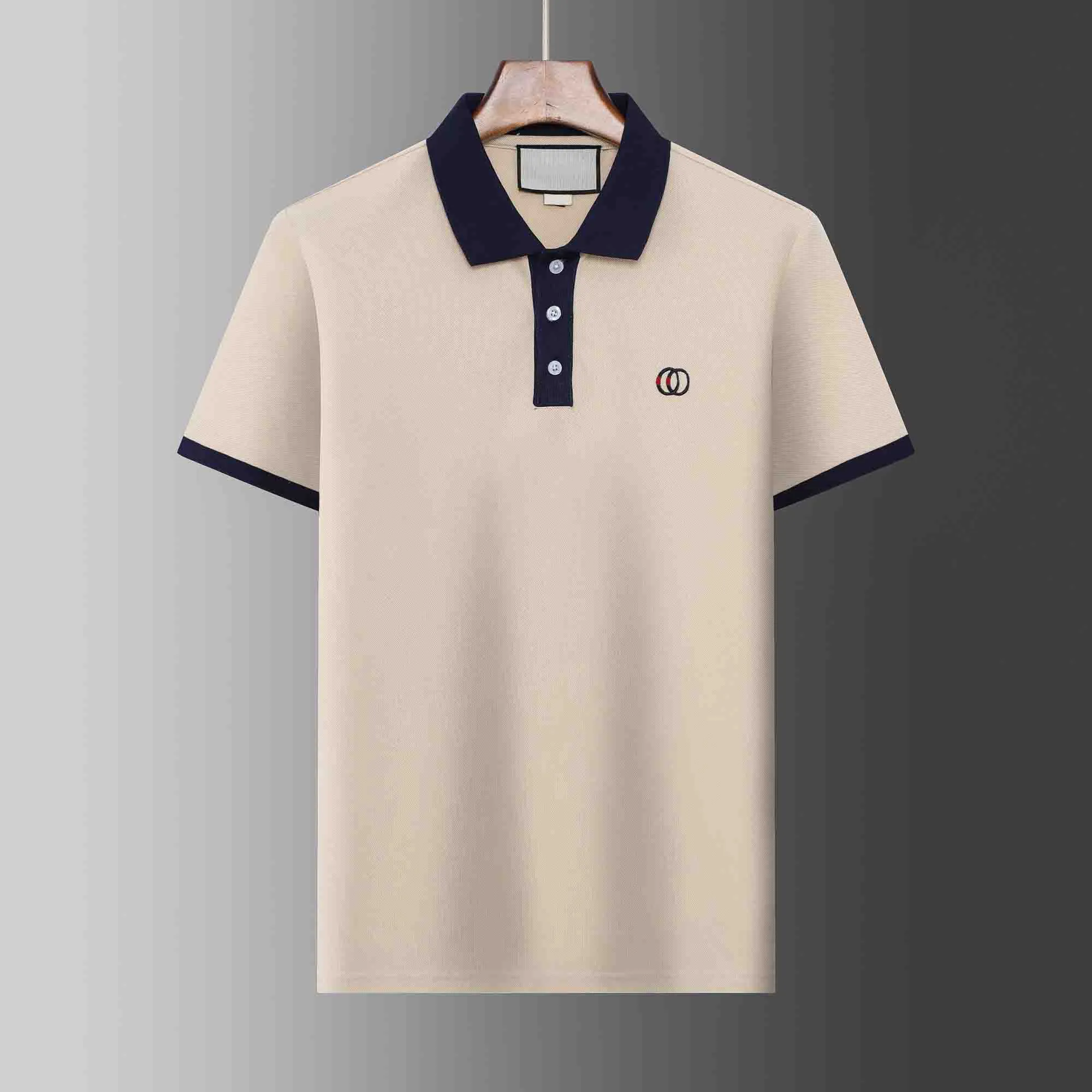 Luxury Mens Designer Golf Polos For Men With Snake Bee And