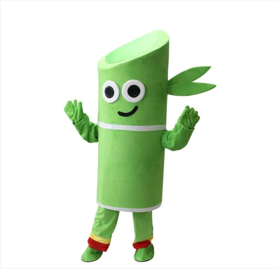 Mascot Costume Nowy wysokiej jakości bambusowy kostium maskotki dla dorosłych Kreskówka Posta