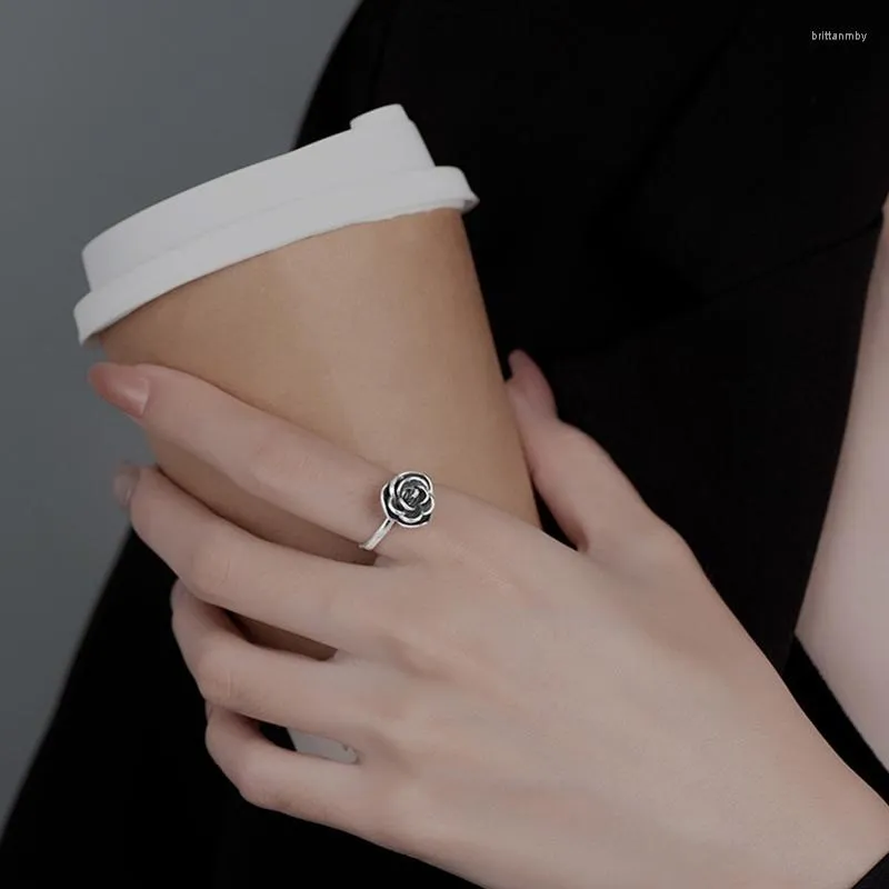 Обручальные кольца регулируемые простые розовые кольцо мода милая самоохранитель