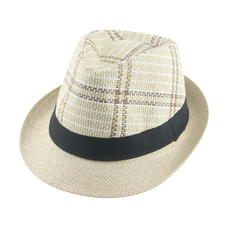 Cappello a cilindro britannico Cappelli da uomo Cappello Panama Cappello di paglia Spiaggia Casual Formale Estate Primavera Uomo Cap Sombrero Hombre