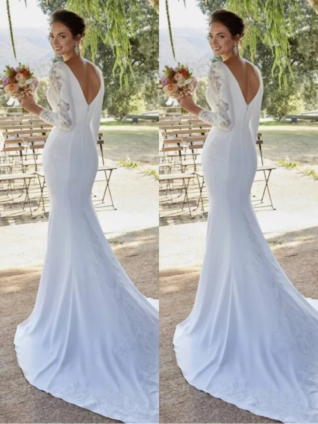 Robe de mariée poisson discount