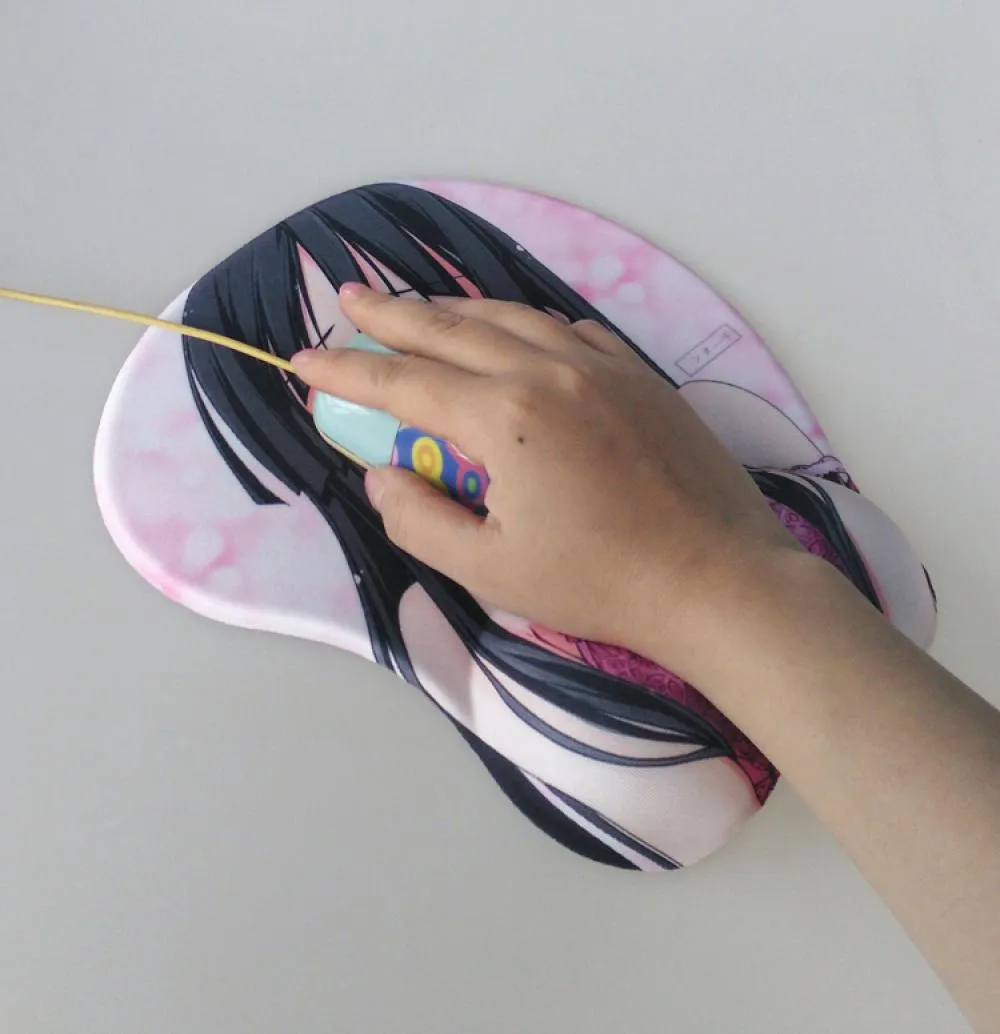 Rests Joseph Joestar Dio 3D Oppai Mouse Pad With Wrist Rest Silicone Gel Filled From Mfmkm, 19.