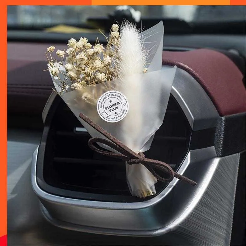 Ny älskvärd heminredning Förbättra luften i bilen Artificial Flower Purify Skadliga gaser Konstgjorda blommor Bil Air Outlet Freshener