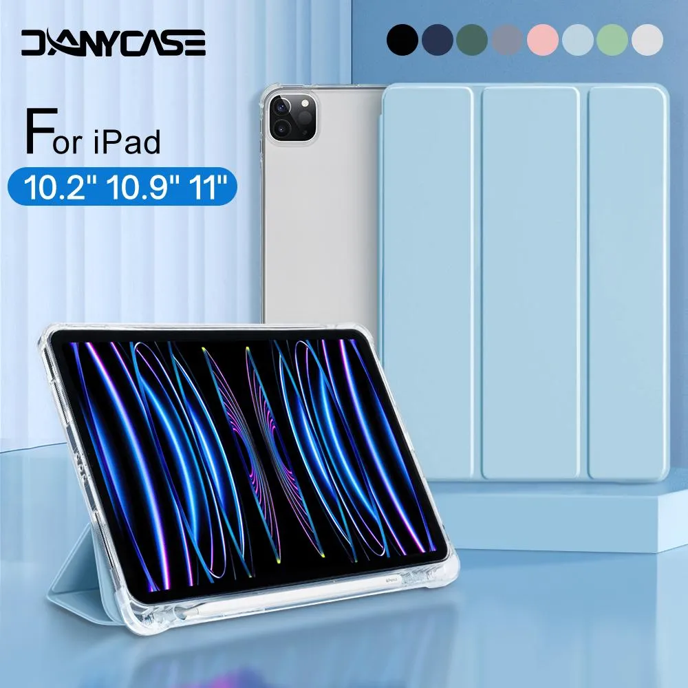 Caso per 2021 iPad Case Pro 11 M1 2019 2020 10.2 7/8/9th Cover Air4 5 10.9 2022 iPad 10th 10.9 con Pen Tray Fund