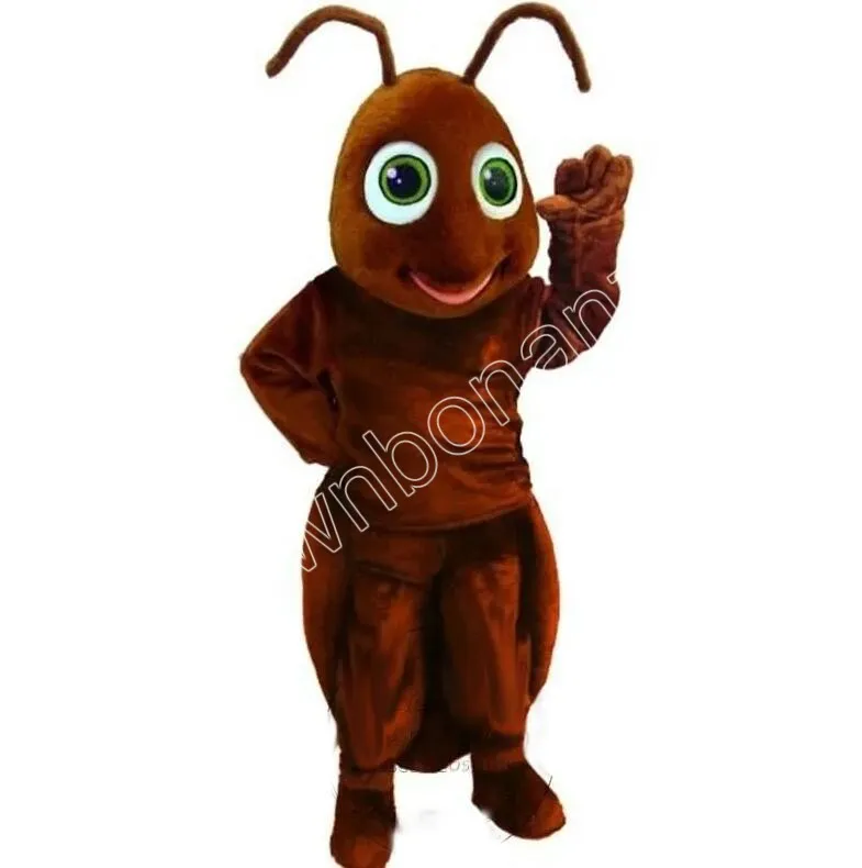 Neuer Stil super süßer kleiner Ameisen -Maskottchen Kostüme Cartoon Carnival Unisex Erwachsene Outfit Geburtstagsfeier Halloween Weihnachten Outdoor Outfit Anzug