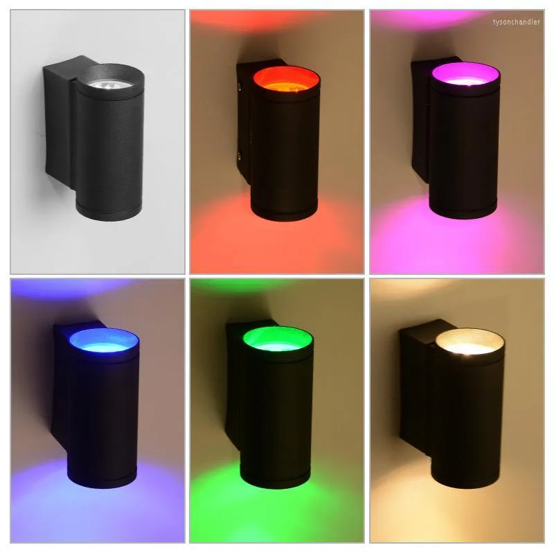 Lâmpadas de parede Lâmpada LED de iluminação interna moderna de 6w de alumínio para cima e para baixo SCENCE