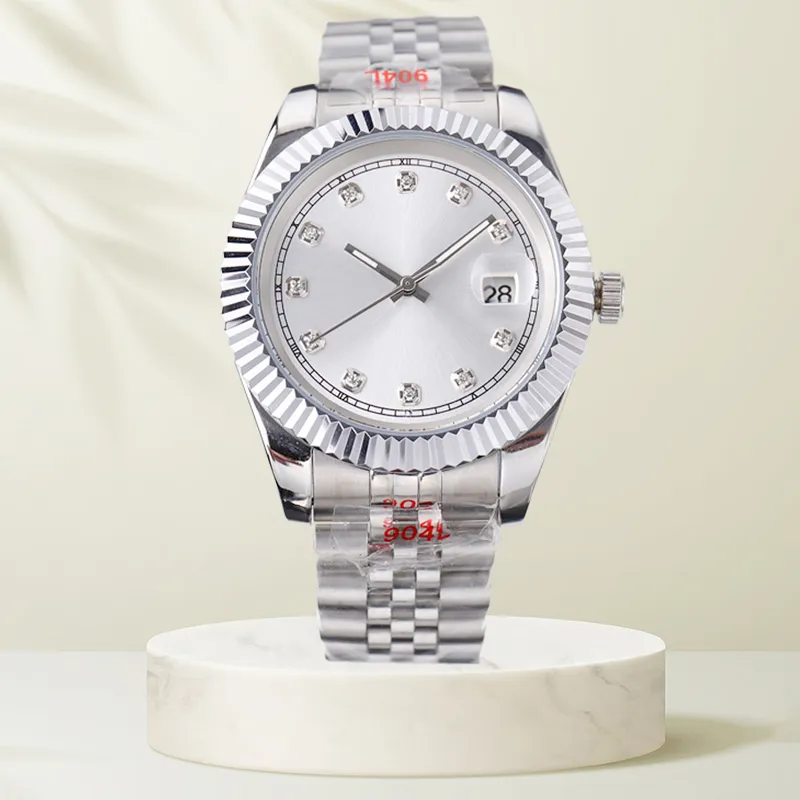 mens movement watches just watch 31mm quartz mechanical movement stainless steel band luminous Auto Date waterproof wristwatch dhgatea montre de luxe