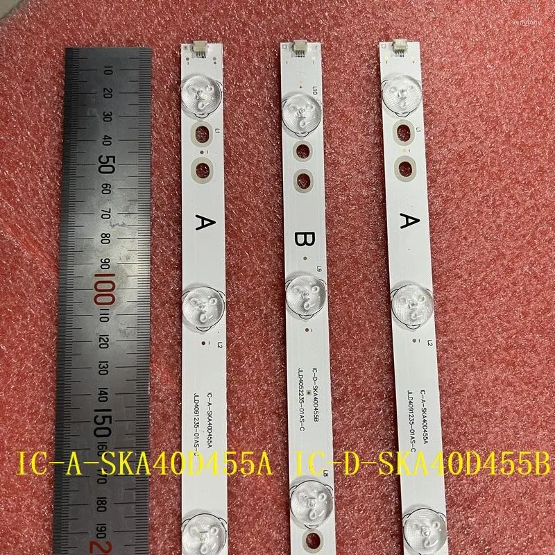 Комплект полос 3PCS Светодиодный бар для Erisson 40LES73 40LES69 PHILCO PH40E36DSGW PH40E36DS IC-A-SKA40D455A IC-D-SKA40D455B JL.D4052235-01AS-C