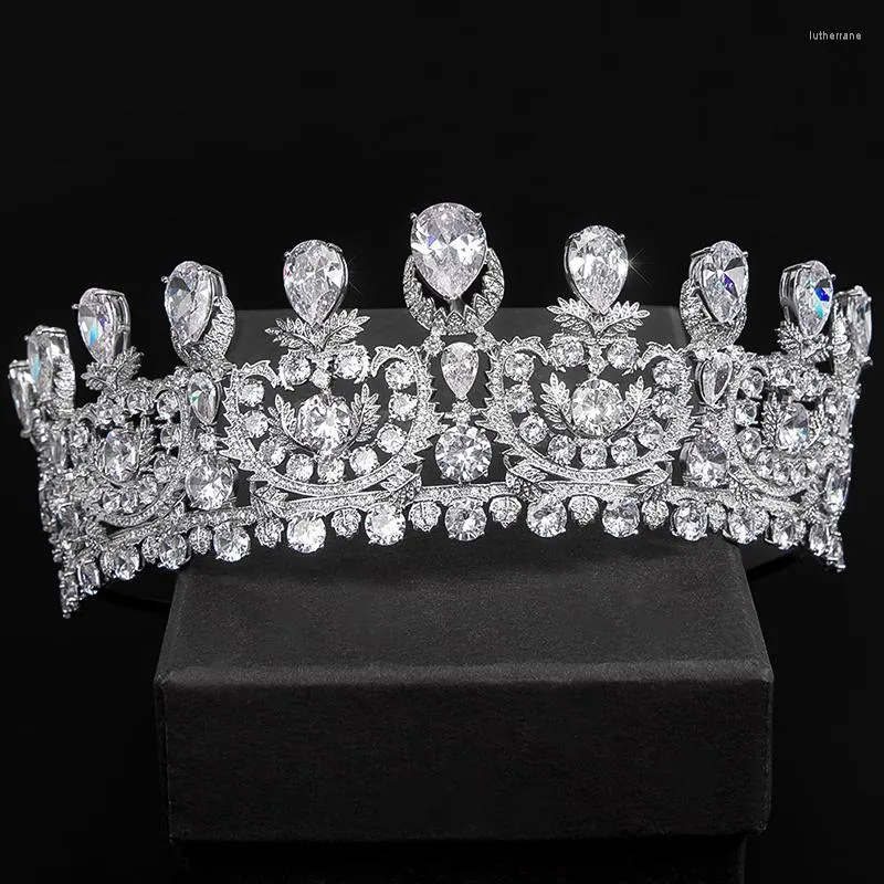 ヘアクリップYysunny Luxury Crystal Tiaras and Crowns Silver Color Princess Crown Tiara Diadem Bridal WeddingAccessories Jewelry Gift