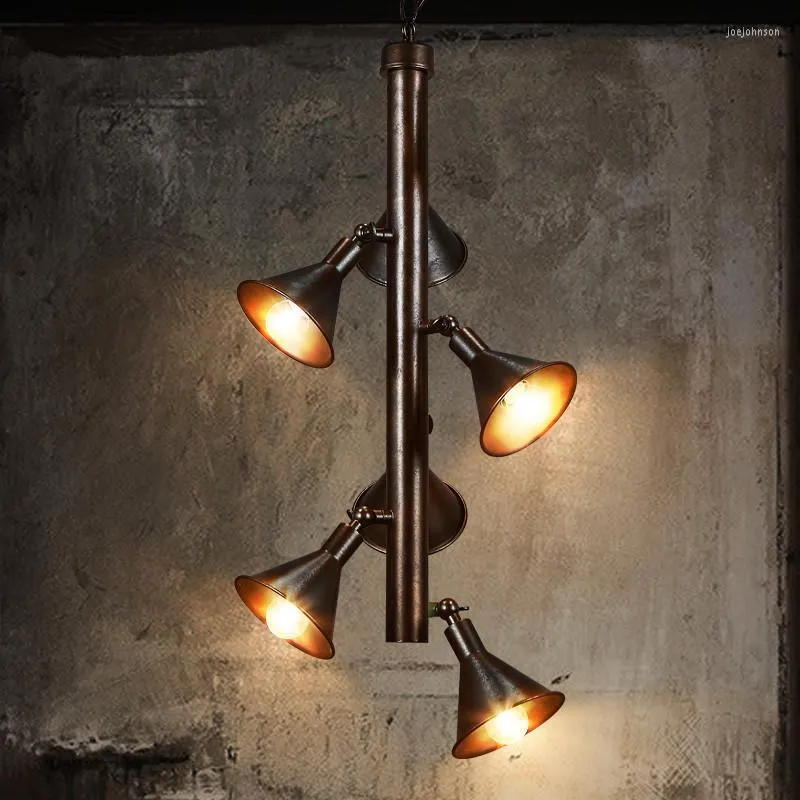 Подвесные лампы IWHD Creative Horn Vintage Industrial Industraint Lighting светодиодные светильники Iron Lampara Cafe Bar Luminaire