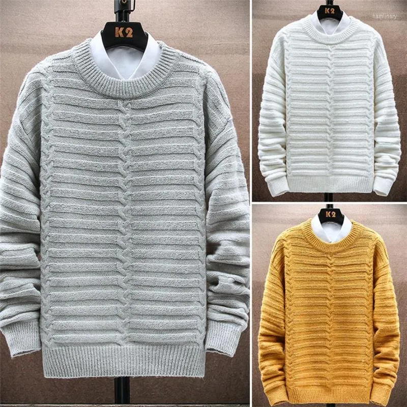 Men's Sweaters Sweater Fashion Men Twisted Rope Male Knitted Style Pullovers Sweatereveryday Casual