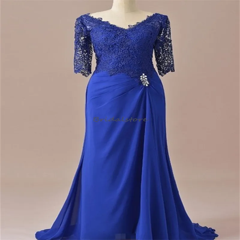 Elegant Royal Blue Mother Of The Bride Dress Real... From Bridalstore,  $87.67 | DHgate.Com