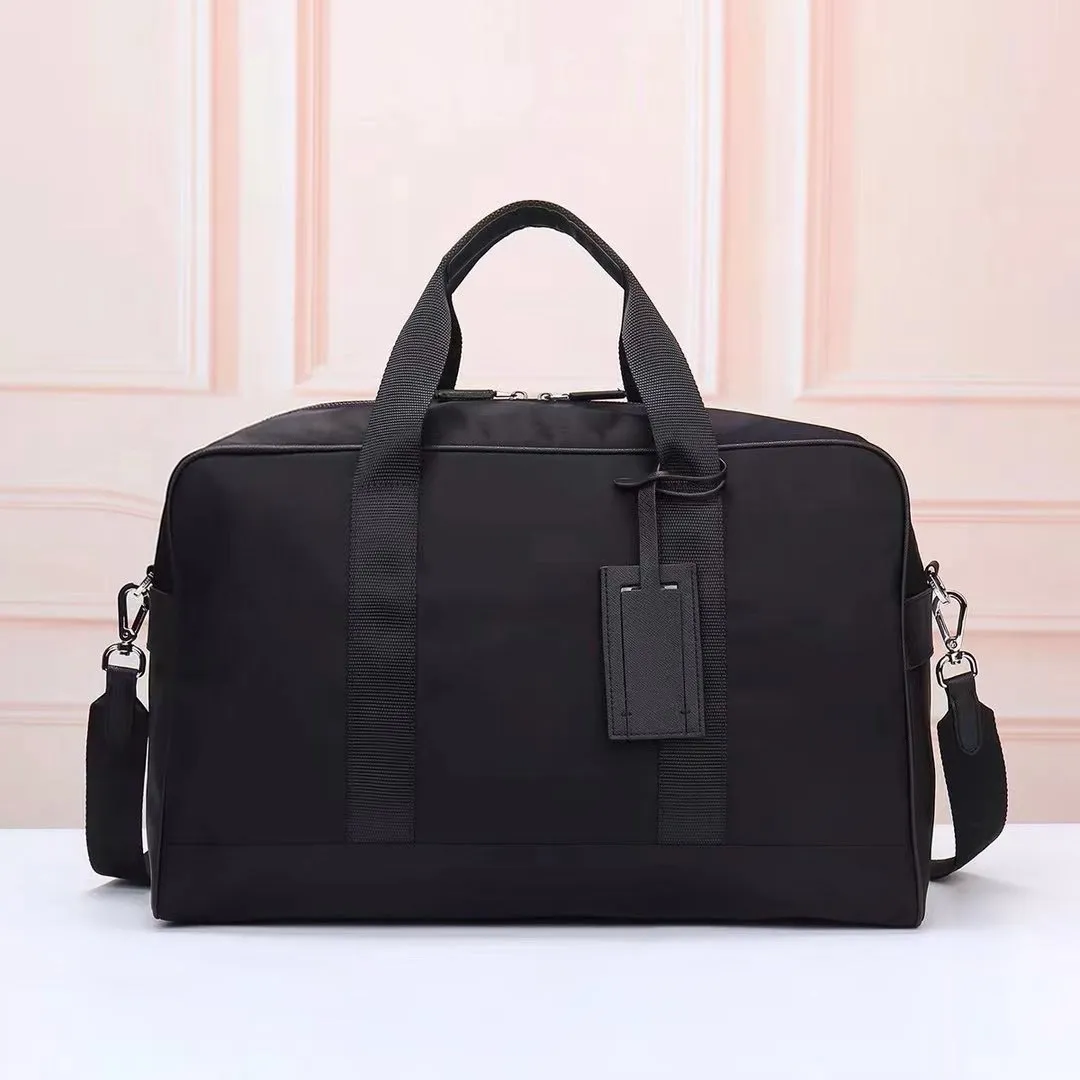 Klasyczna designerska męska torba mody Black Waterproof Canvas Travel Torba Męska torba dla męskiego paska biznesowego Pasku