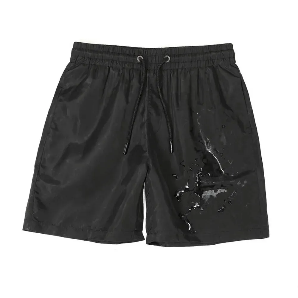 Shorts de praia masculinos Bermuda Men calça de natação moda moda de banho de maiôs de maiôs de touchas de fitness de fitness de roupas de banho rápida