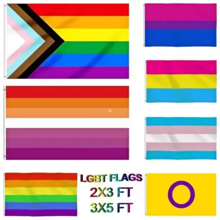 DHL Gay Flag 90x150cm Rainbow Things Pride Bisexual Lesbian Pansexual LGBT Flags CPA4205
