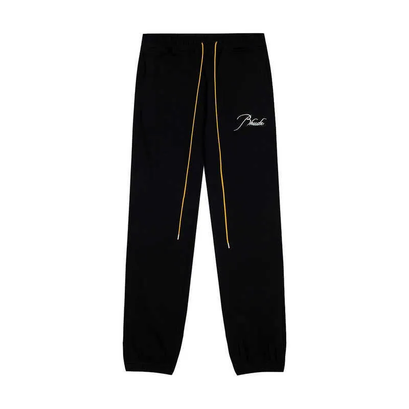 激安通販サイト DHgate.com:Rhude Brand Fashion Drawstring Style Street High パンツ