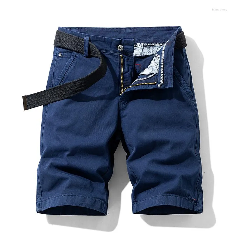 Pantalones cortos para hombre de algodón puro de verano para hombre Cargo Boys Casual Pocket Streetwear de talla grande para hombre Bermudas largas de camuflaje Z105