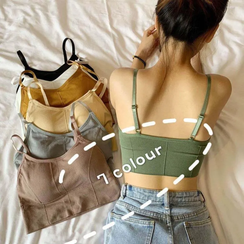 Bustiers & Corsets Women's Seamless Top Soft Wireless Bra Comfortable Bralette Brazilian Underwear Girl Fitness Women Tops Vs Bras Tank