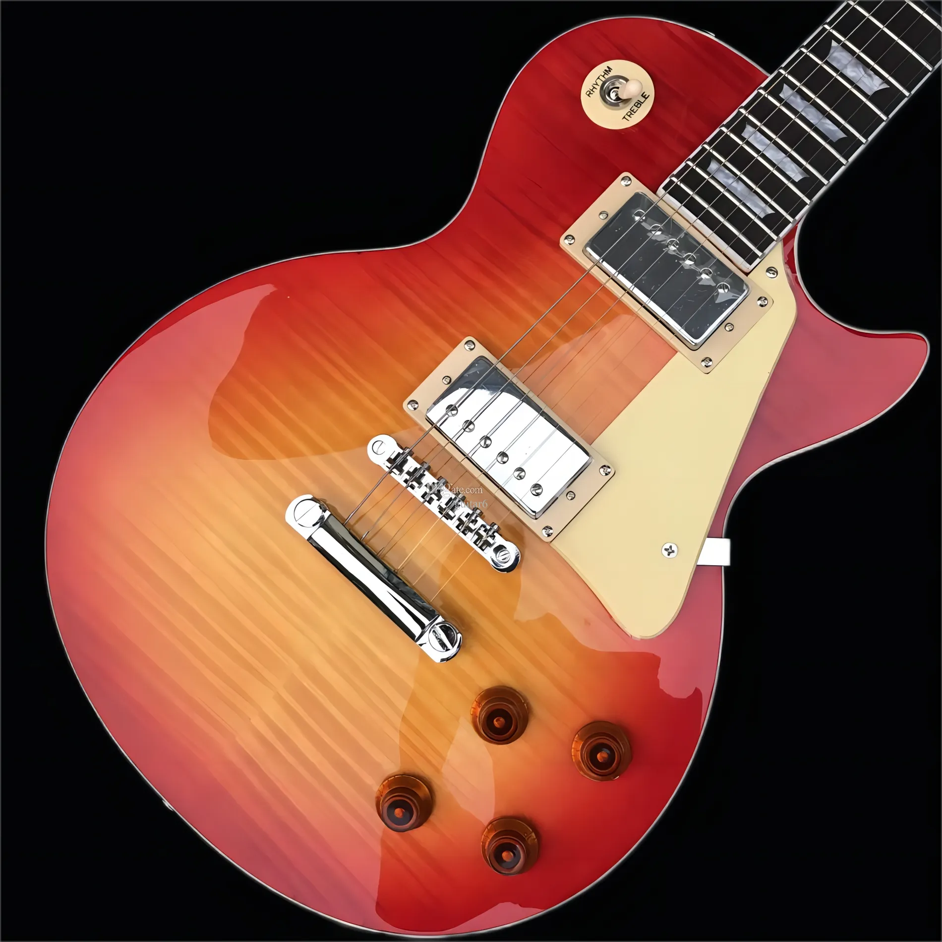 Mahogany Fingerboard Electric Guitar, Solid Mahogany, Chrome Hardware