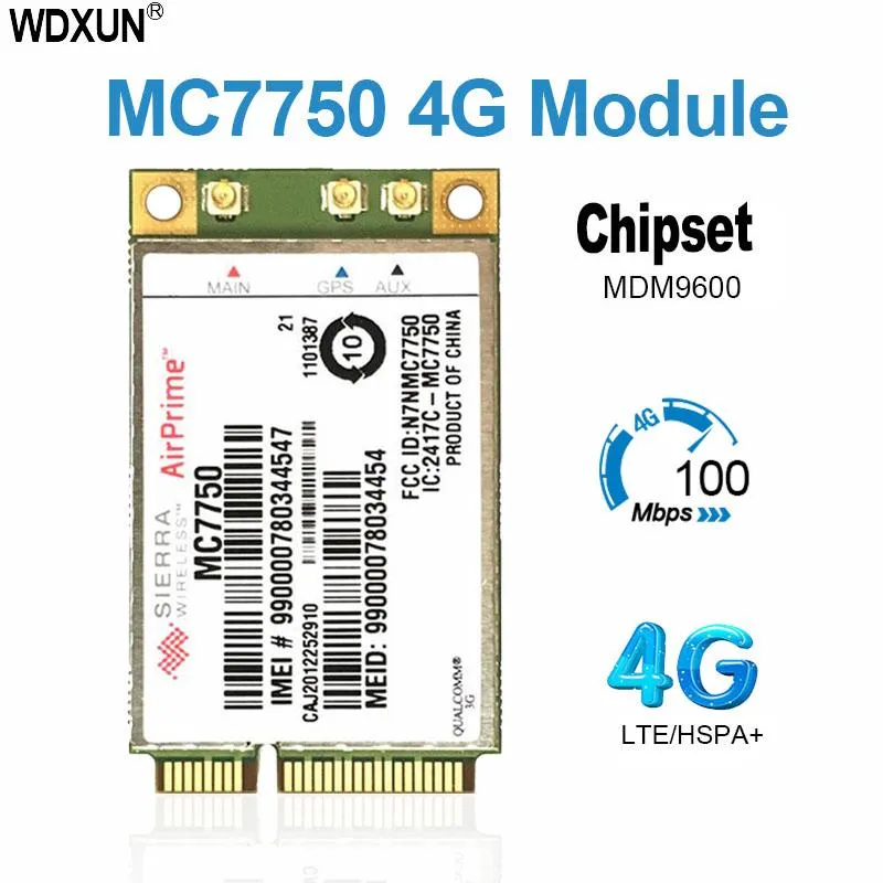 Rams Sierra MC7750 CDMA 3G LTE 4GモジュールミニPCIE 4Gカード用4GモジュールPCIE