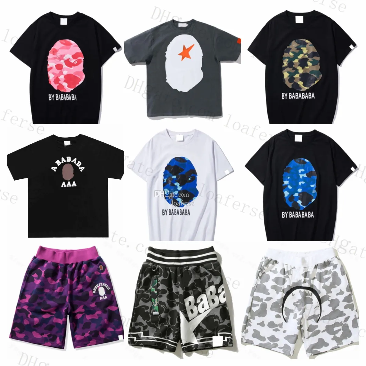 T-shirt pour hommes T-shirts d'été Hommes Femmes Designers T-shirts Marques de mode en vrac Tops Homme S Casual Luxurys Vêtements Street Shorts Vêtements à manches T-shirts