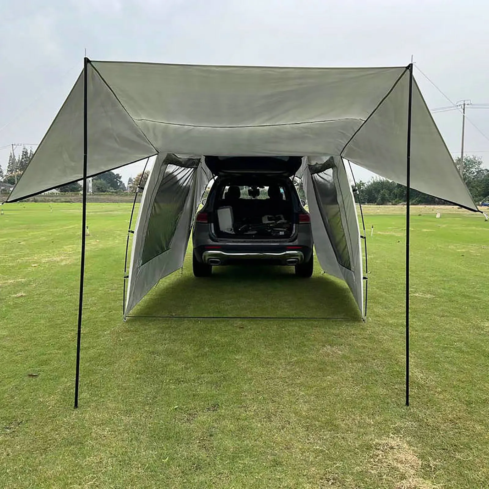 OutdoorTent 230526 Rear Extension Canopy Tent For Camping Touring Picnic Barbecue Waterproof Extension Trunk Shelter Tent With 230526 Description From Pong06 307.2 DHgate.Com