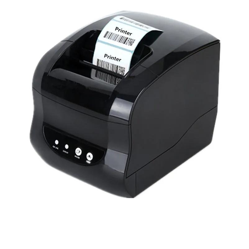 Printers Free Shipping 365B Label Barcode Printer USB Bluetooth Connection 80mm Thermal Receipt Bill Sticker Print