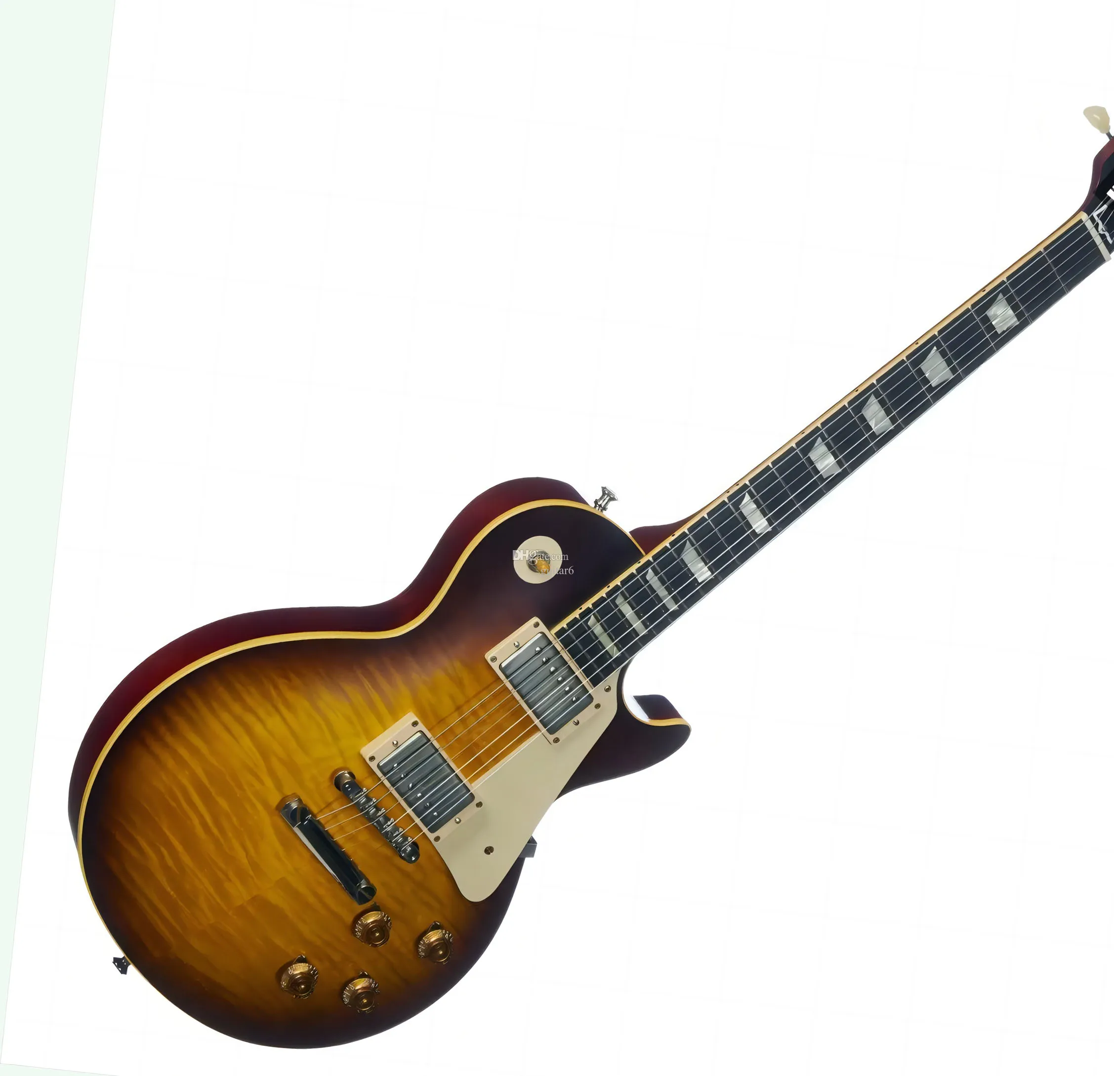 Joe Perry 1959 Faded Tobacco Sunburst Flame Maple Top Electric Guitar Mahogany Body Cream Body Binding Tuilp Tuners China OEM Chibson 258 From Guitar6 280.77 DHgate.Com