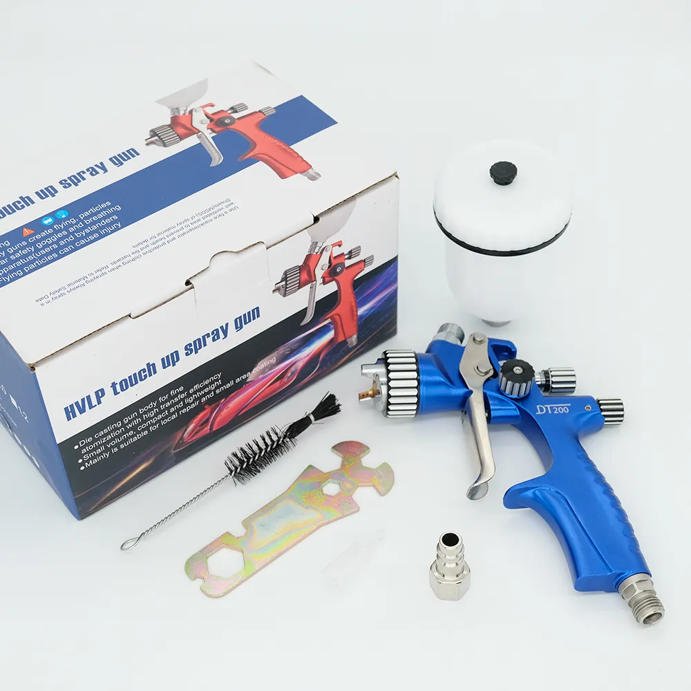 Diy Pneumatic Air Tool Mini Spray Paint Gun F-2 Nozzle 0.5mm For