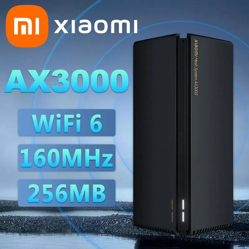 Routeurs Xiaomi Ax3000 WiFi Router Signal Booster Repeater Extension Gigabit Amplificateur WiFi 6 Nord VPN Mesh 5 GHz Router WiFi pour la maison OFDMA