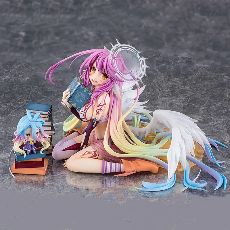 Roliga leksaker Phat! Företag No Game No Life Zero Jibril 1/7 Skala PVC Action Figur Anime Sexig Figur Modell Leksaker Collection Doll Gi