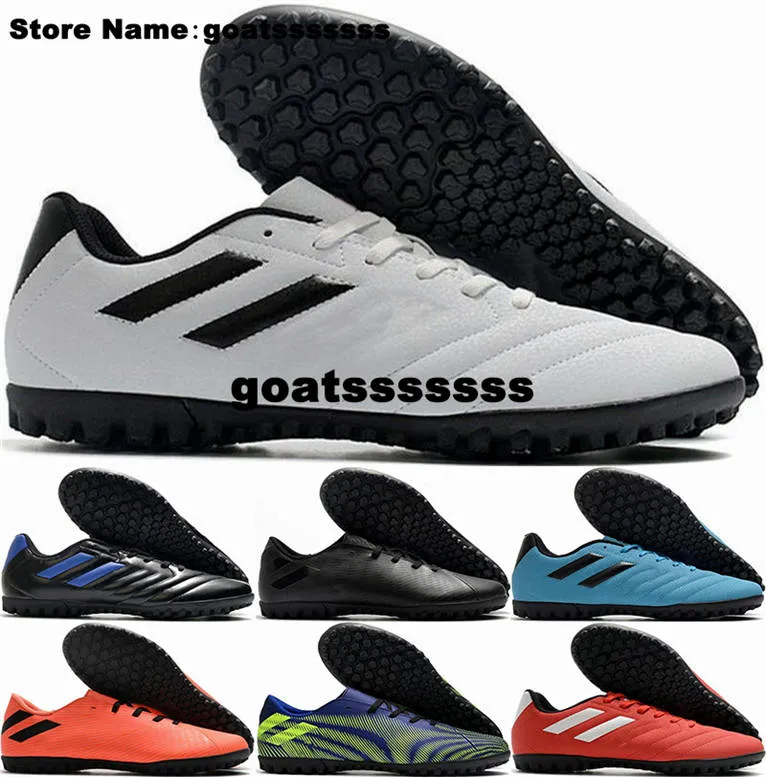 Crampons de football Chaussures de football Baskets Taille 12 Nemeziz Messis 19 TF Bottes de football Hommes Us 12 Nemeziz 19 Eur 46 Gazon intérieur Us12 botas de futbol Kid Femmes Chaussures Blanc