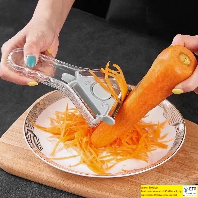 Narzędzia sublimacyjne 3 w 1 Peeler ze stali nierdzewnej Ziemniak Peeler Peeler Slicer Warzywa Zbijak wielofunkcyjny owocowy owocowy GRERTER