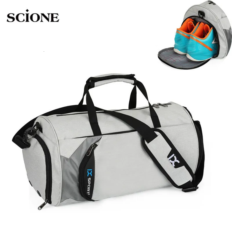 Outdoor Bags Men Gym For Training Bag Tas Fitness Travel Sac De Sport Sports Swim Women Dry Wet Gymtas Yoga Shoes XA103WA 230529