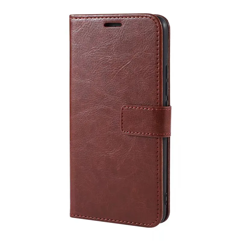 Leather Cases For Xiaomi 13 POCO X5 M4 Redmi 12C K60 10A Note 12 K50 Ultra Pro Plus 5G 4G Crazy Horse Wallet Phone Case